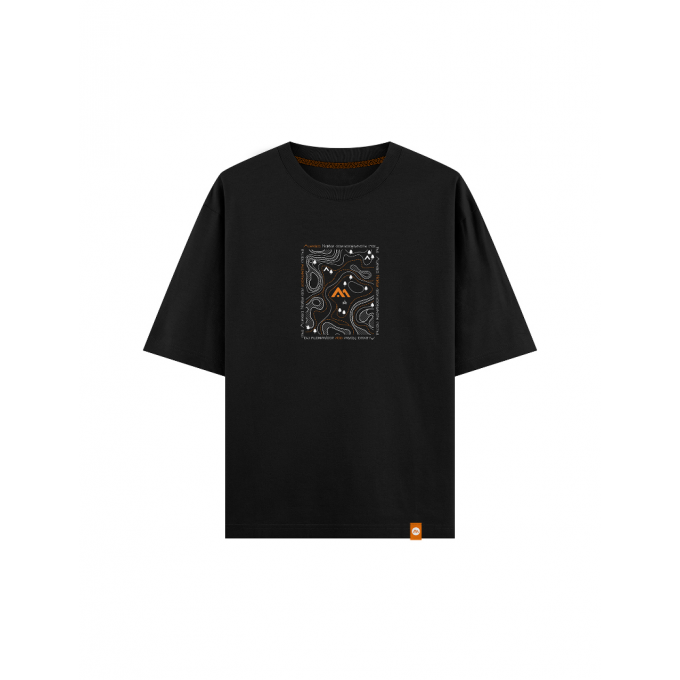 Футболка ALEXIKA КООРДИНАТЫ СЧАСТЬЯ черный 9860.0510